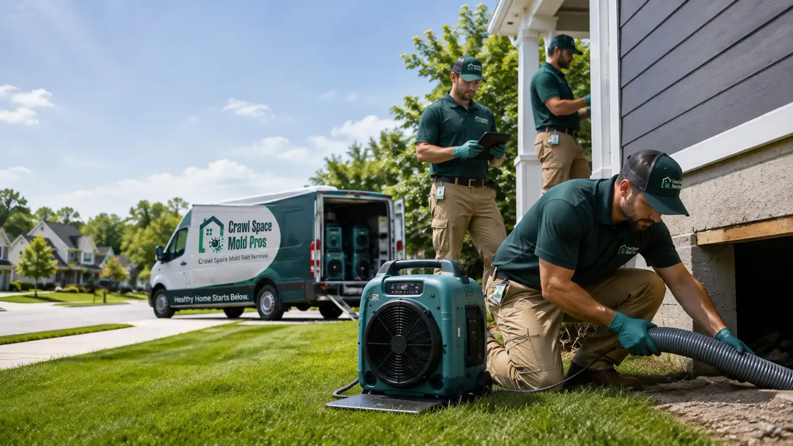 Crawl Space Mold Removal in Gardendale, TX